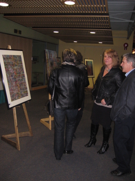 Art Opening atrium Rotary Arts Centre